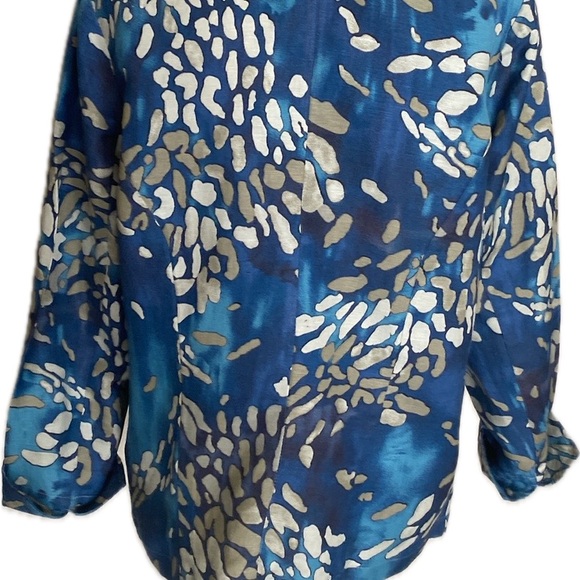 Sophisticated Linen blend jacket - Picture 3 of 15